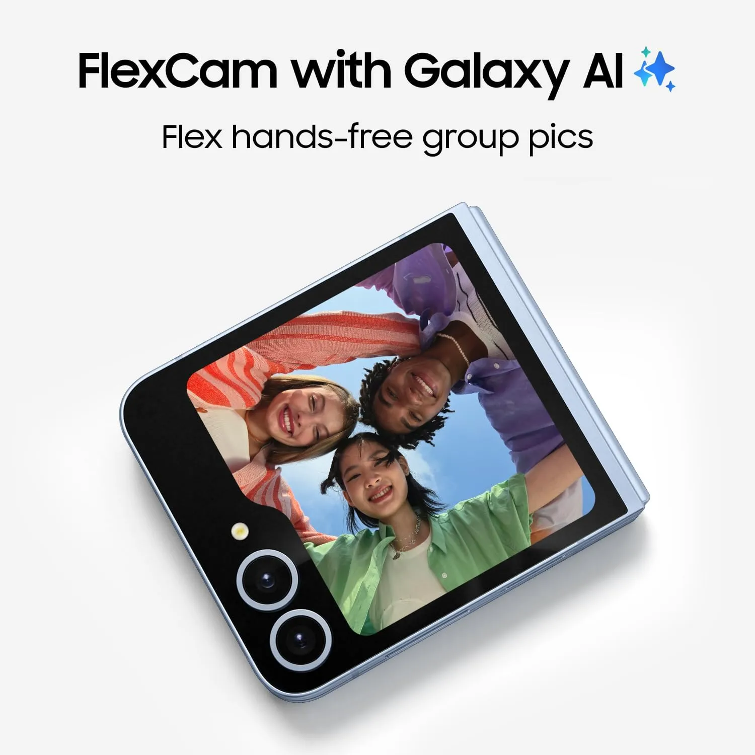 SAMSUNG Galaxy Z Flip 6 AI Cell Phone, 256GB Unlocked Android Smartphone, FlexCam, Photo Assist, Camcorder Mode, Live Interpreter, Foldable Design, 2024, US 1 Yr Manufacturer Warranty, Mint