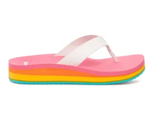 Sanuk Women's Highland Sandal - Pink Rainbow