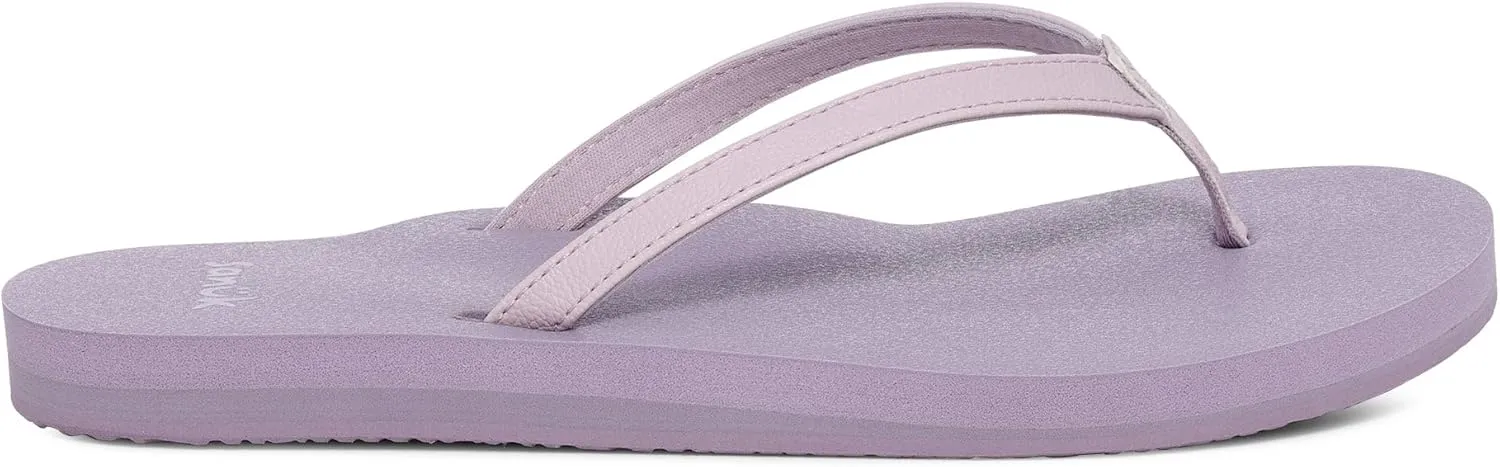 Sanuk Yoga Joy | Flip Flops for Women | Yoga Sandals For Women | Women's Beach Sandals | Memory Foam Footbed