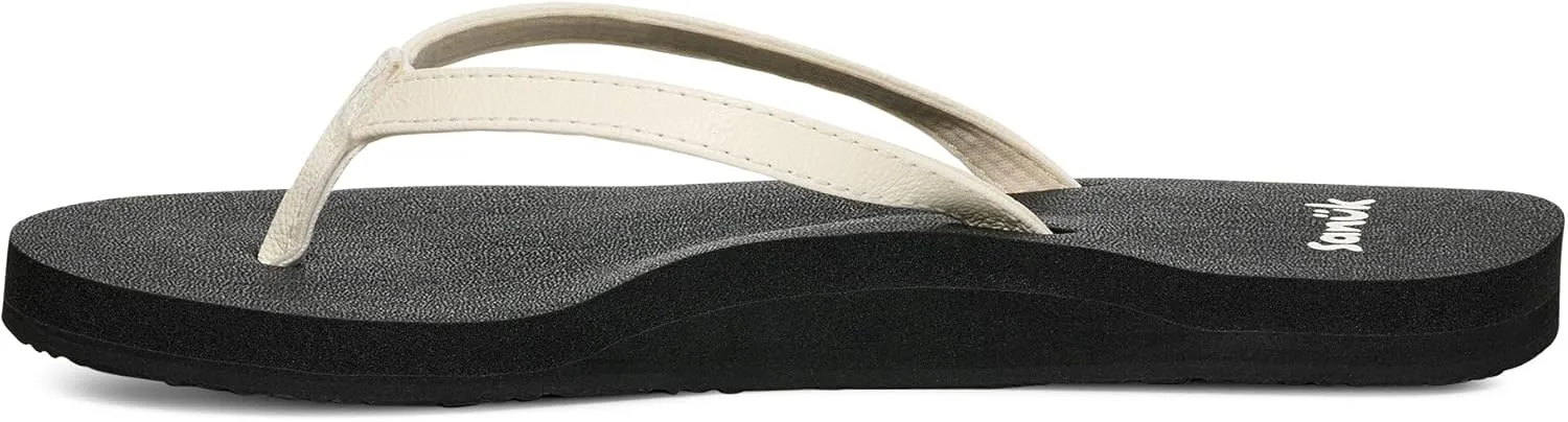 Sanuk Yoga Joy | Flip Flops for Women | Yoga Sandals For Women | Women's Beach Sandals | Memory Foam Footbed