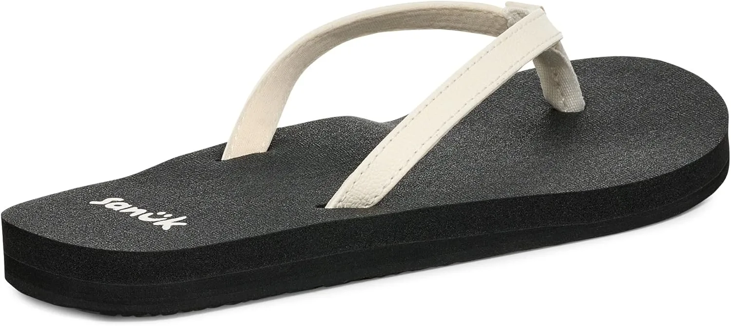 Sanuk Yoga Joy | Flip Flops for Women | Yoga Sandals For Women | Women's Beach Sandals | Memory Foam Footbed