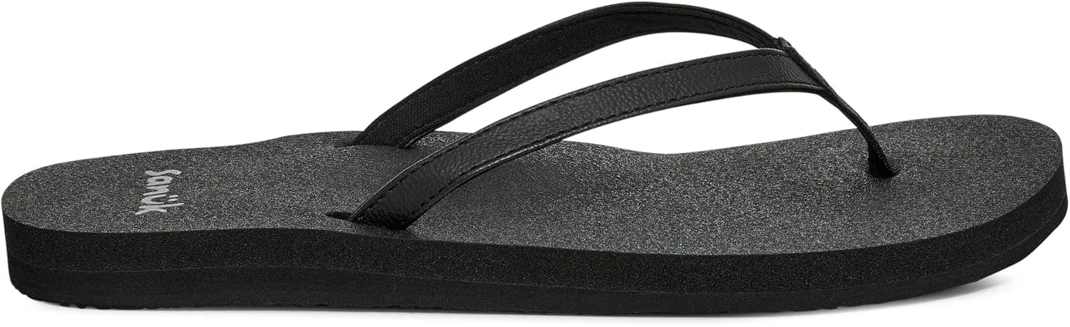 Sanuk Yoga Joy | Flip Flops for Women | Yoga Sandals For Women | Women's Beach Sandals | Memory Foam Footbed
