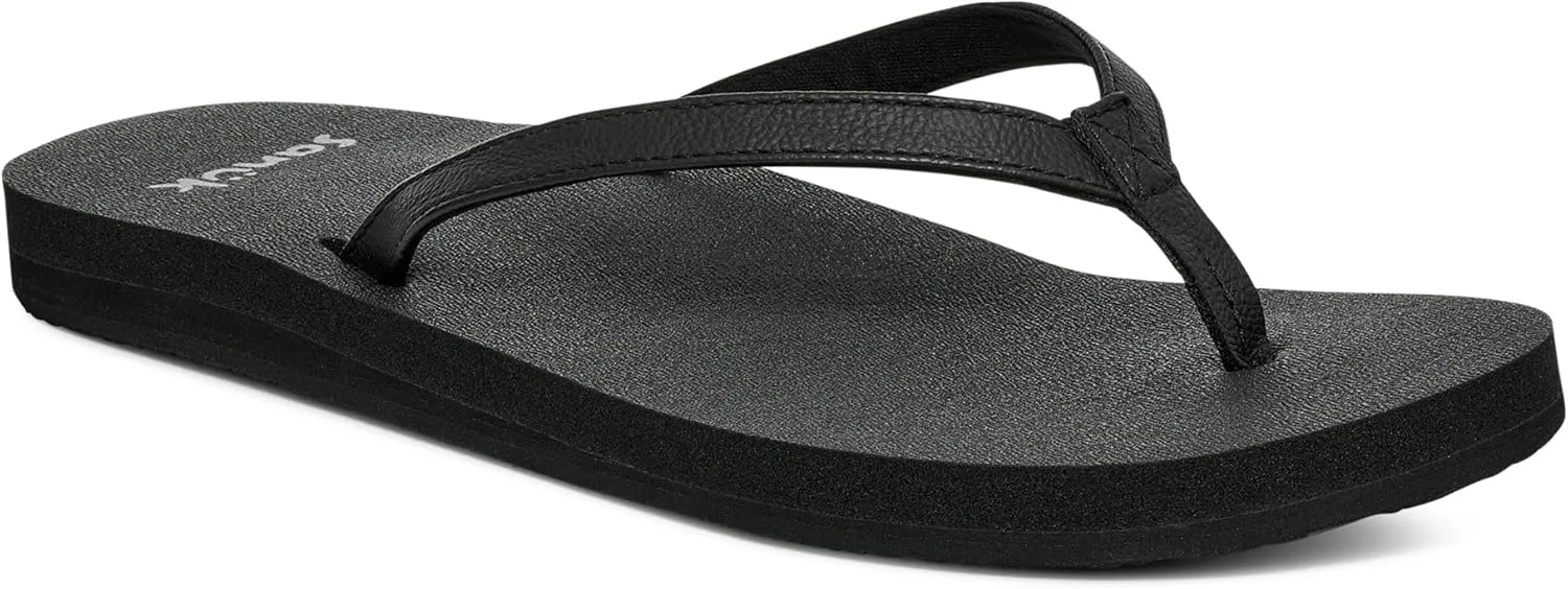 Sanuk Yoga Joy | Flip Flops for Women | Yoga Sandals For Women | Women's Beach Sandals | Memory Foam Footbed