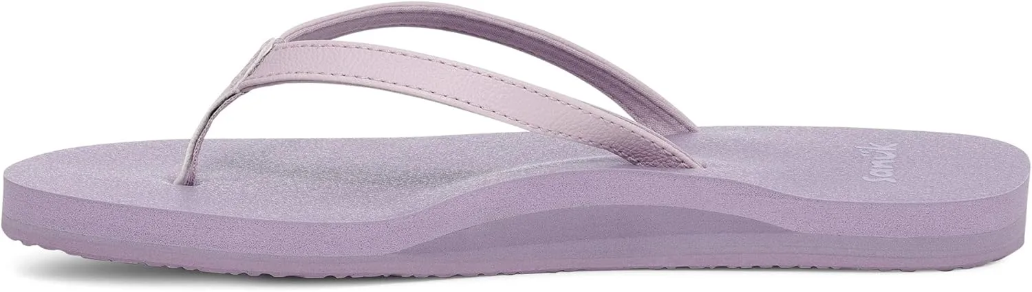 Sanuk Yoga Joy | Flip Flops for Women | Yoga Sandals For Women | Women's Beach Sandals | Memory Foam Footbed