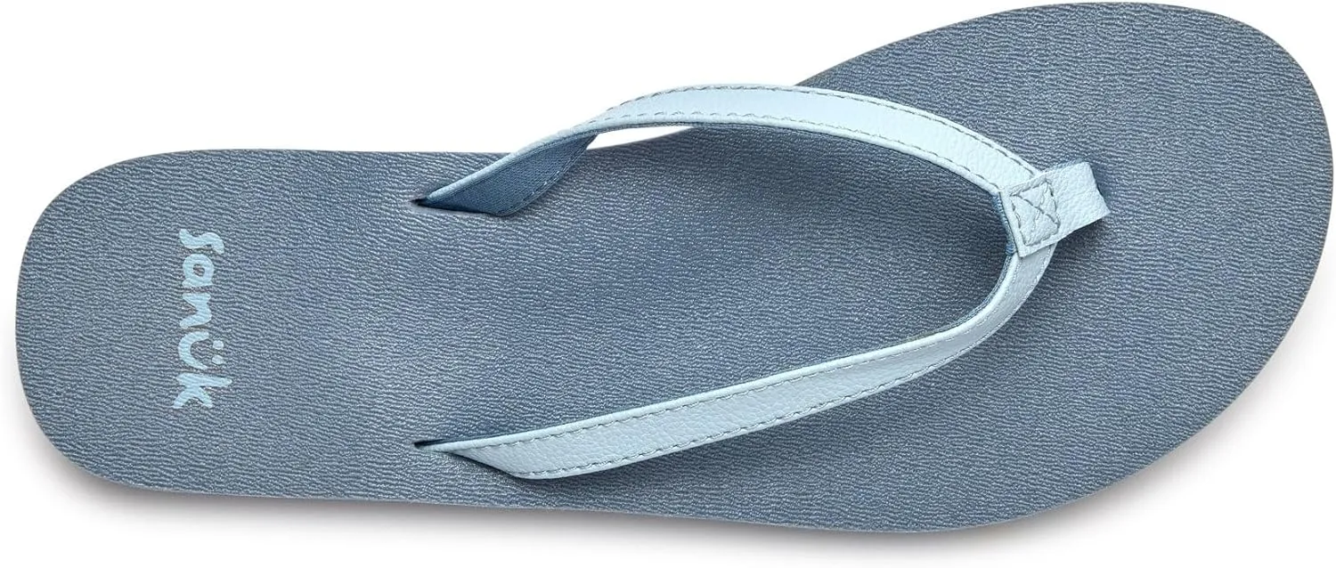 Sanuk Yoga Joy | Flip Flops for Women | Yoga Sandals For Women | Women's Beach Sandals | Memory Foam Footbed