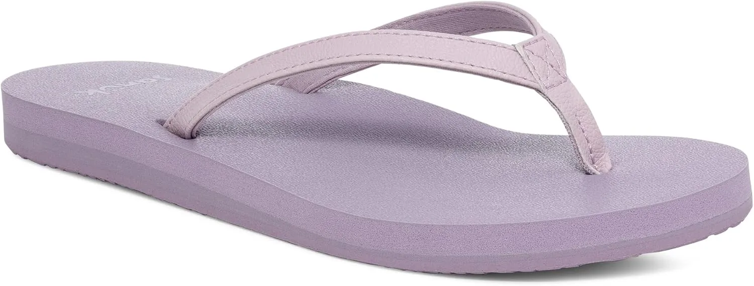 Sanuk Yoga Joy | Flip Flops for Women | Yoga Sandals For Women | Women's Beach Sandals | Memory Foam Footbed