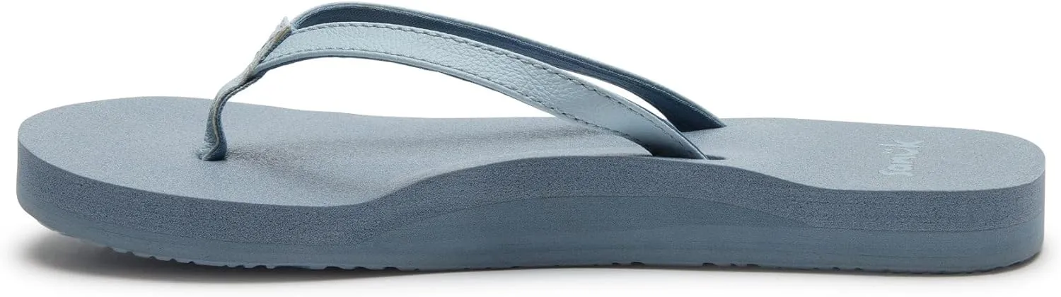 Sanuk Yoga Joy | Flip Flops for Women | Yoga Sandals For Women | Women's Beach Sandals | Memory Foam Footbed