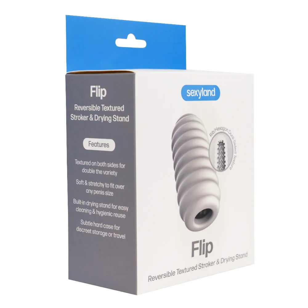 Sexyland Flip Reversible Textured Stroker & Drying Stand
