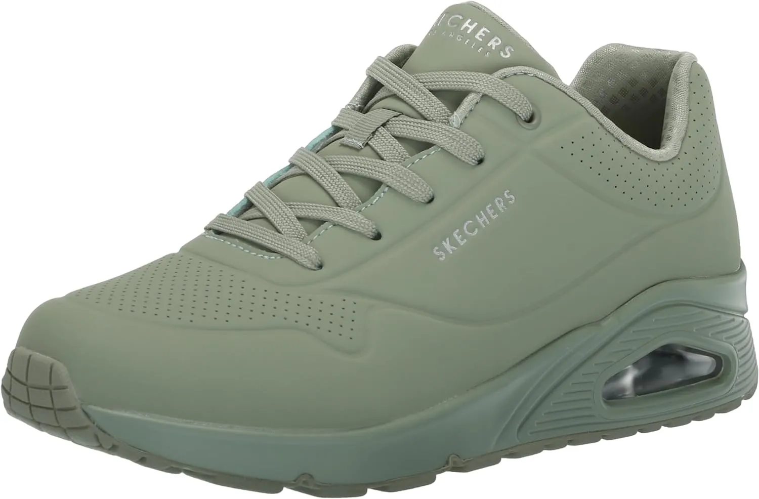Skechers Women's Uno-Stand on Air Sneaker, Sage, 5.5