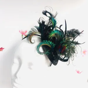Small Peacock Fascinator