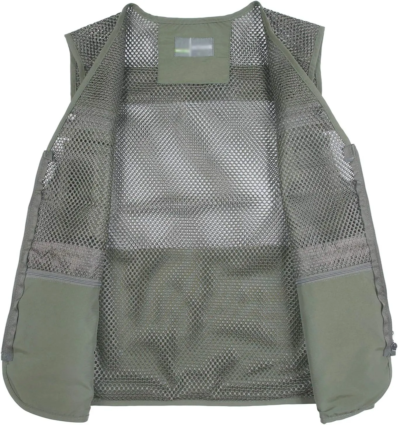 Spanye Mens Fishing Hunting Vest Outdoor Travel Utility Vest Tactical Work Jacket Multi Pocket