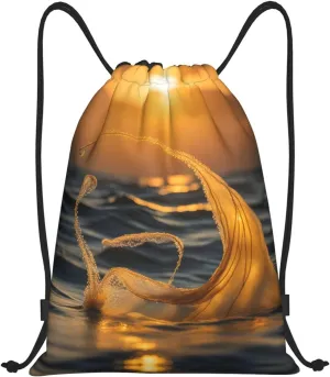 SSIMOO Mermaid Tail Drawstring Gym Bag For Fitness And Outdoor Activities,The Great Choice