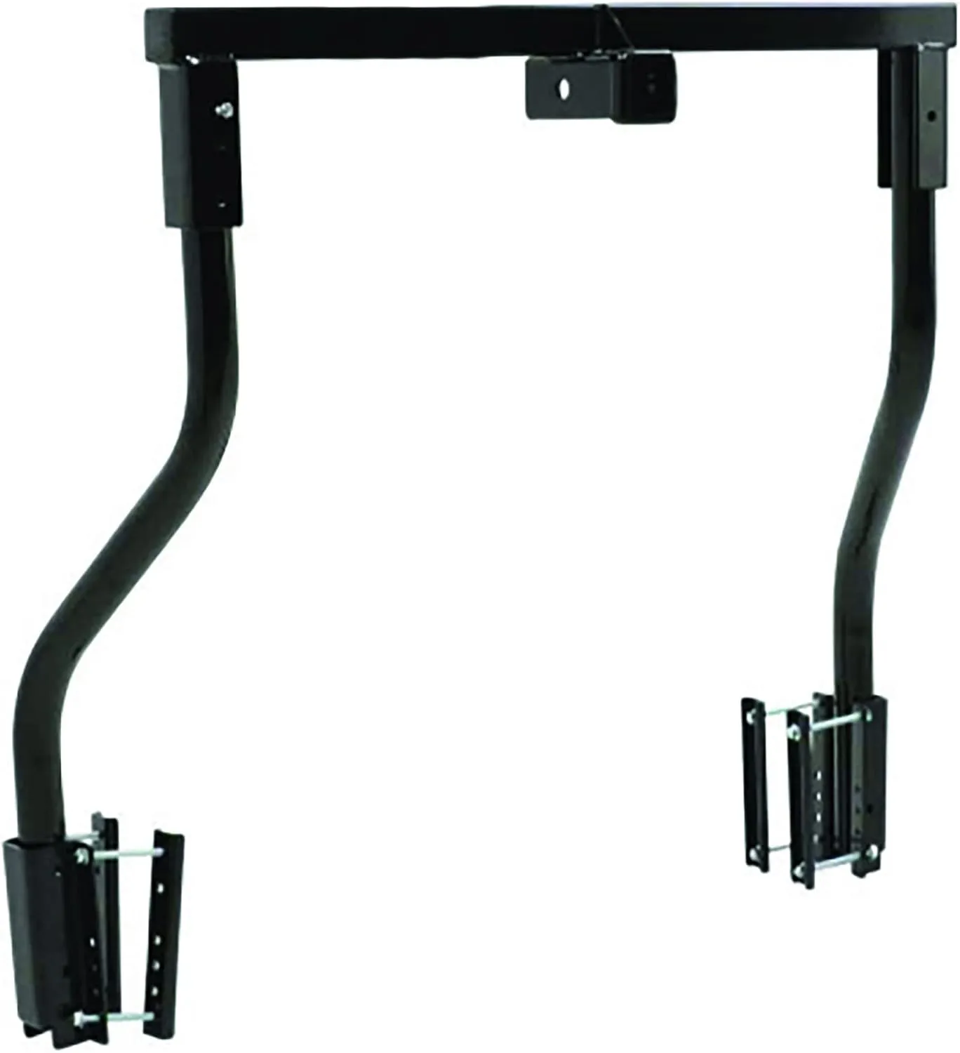 Stromberg Carlson CC-275 Trailer Tongue Cargo Bike Bunk - Adjustable Trailer Tongue Rack for RVs, Supports Up to 100 lbs, Fits RV Approved 2" Receiver Bike Racks, 14" -55" A-Frame Mounting Width Range