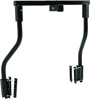 Stromberg Carlson CC-275 Trailer Tongue Cargo Bike Bunk - Adjustable Trailer Tongue Rack for RVs, Supports Up to 100 lbs, Fits RV Approved 2" Receiver Bike Racks, 14" -55" A-Frame Mounting Width Range