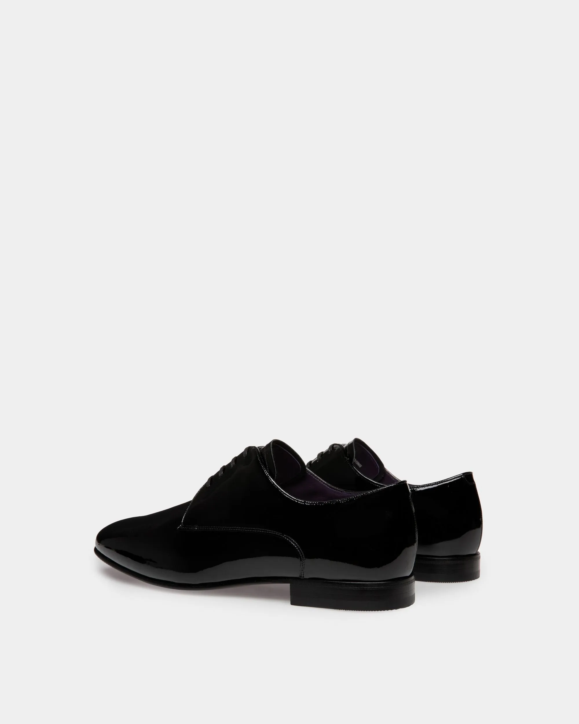 Suisse Derby in Black Patent Leather