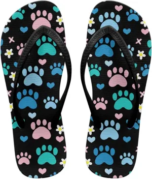 Summer Slides for Women Non Slip EVA Sole Pool Sandals with Shock Resistant Quick-Dry Beach Flip Flops