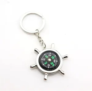 Survival Compass Key Chain Outdoor Camping Hiking Compass Navigator Riding Tool Carabiner Climbing Equipment