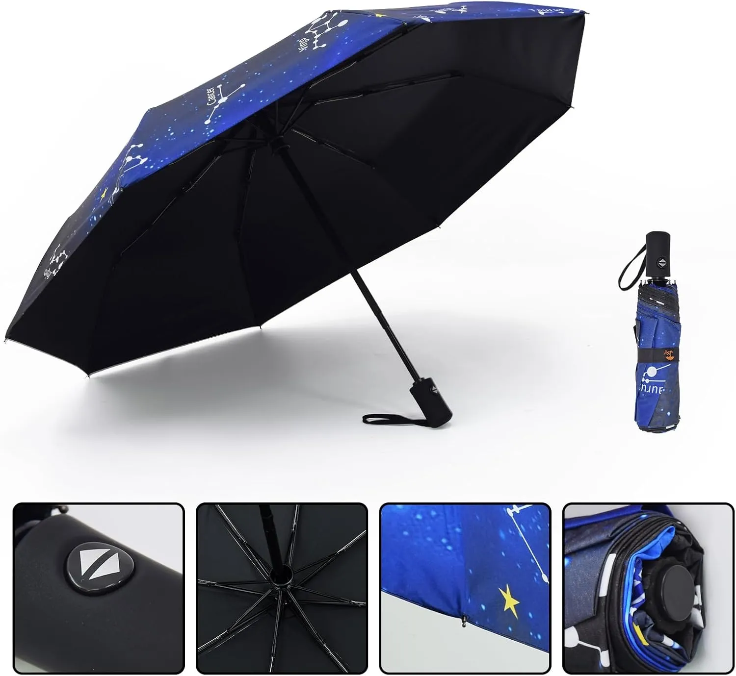 SY COMPACT Travel Umbrella Windproof Automatic Umbrellas-Factory Outlet umbrella
