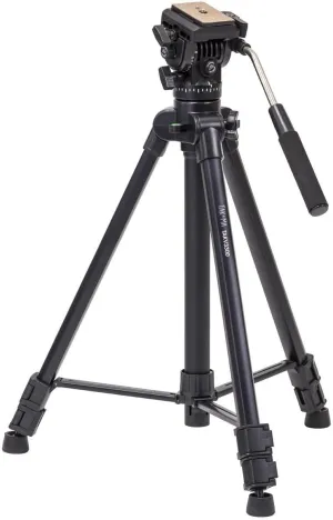 Takama 66" 3 Section Flip Video Camera Tripod withFluid Drag Head