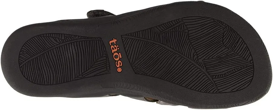 Taos Double U Premium Leather Women's Sandal - Stylish Adjustable Strap Design with Arch Support, Cooling Gel Padding for All-Day Enjoyment and Walking Comfort