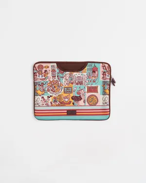 TEAL By Chumbak Indie Pop Laptop Sleeve - 13inch
