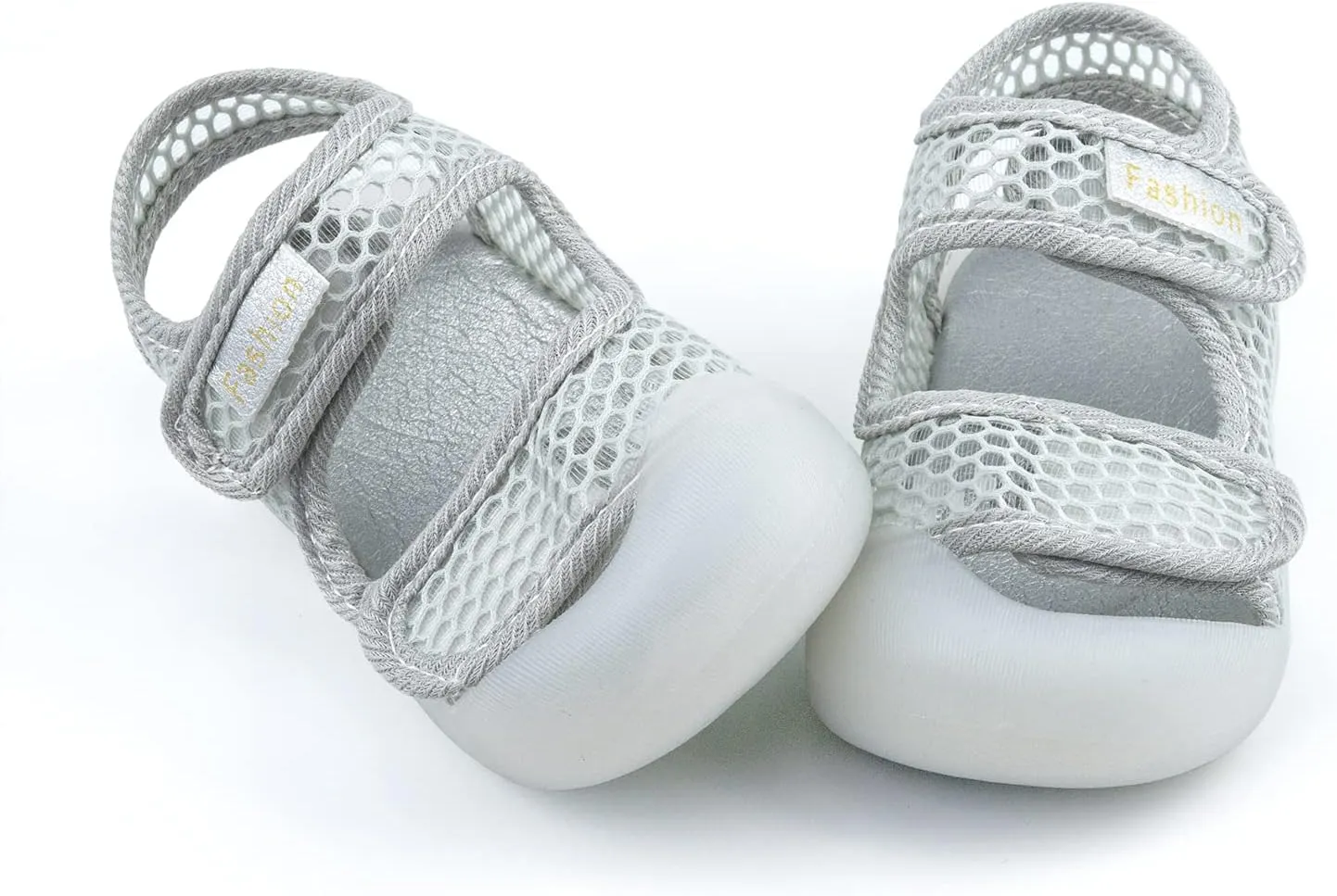 Toddler Boys Girls Unisex Baby Summer Sport Sandals Closed Toe Non-Slip Rubber Sole Pool Beach Mesh Sneakers Lightweight Outdoor Water Shoes