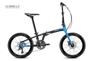 Trinx Folding Mountain Bike Flybird 2.0 Alloy 20' Shimano Components