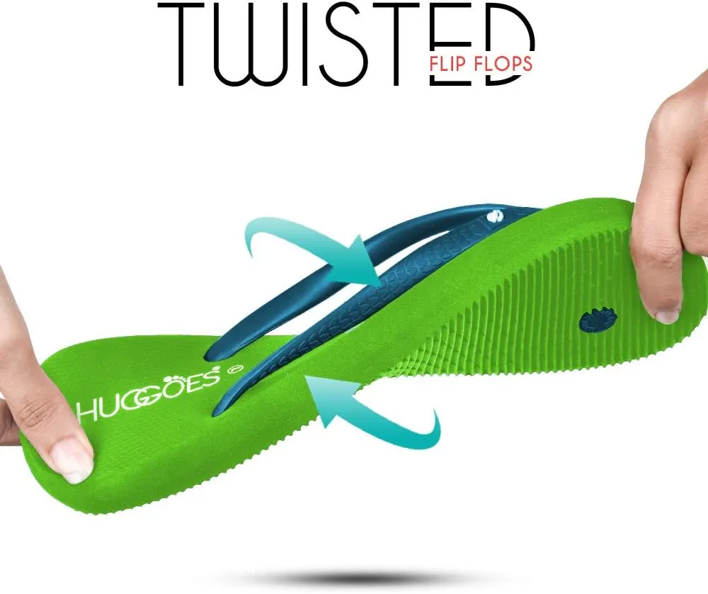 Ultra Soft Comfortable Natural Rubber Summer Beach Flip Flops For Women