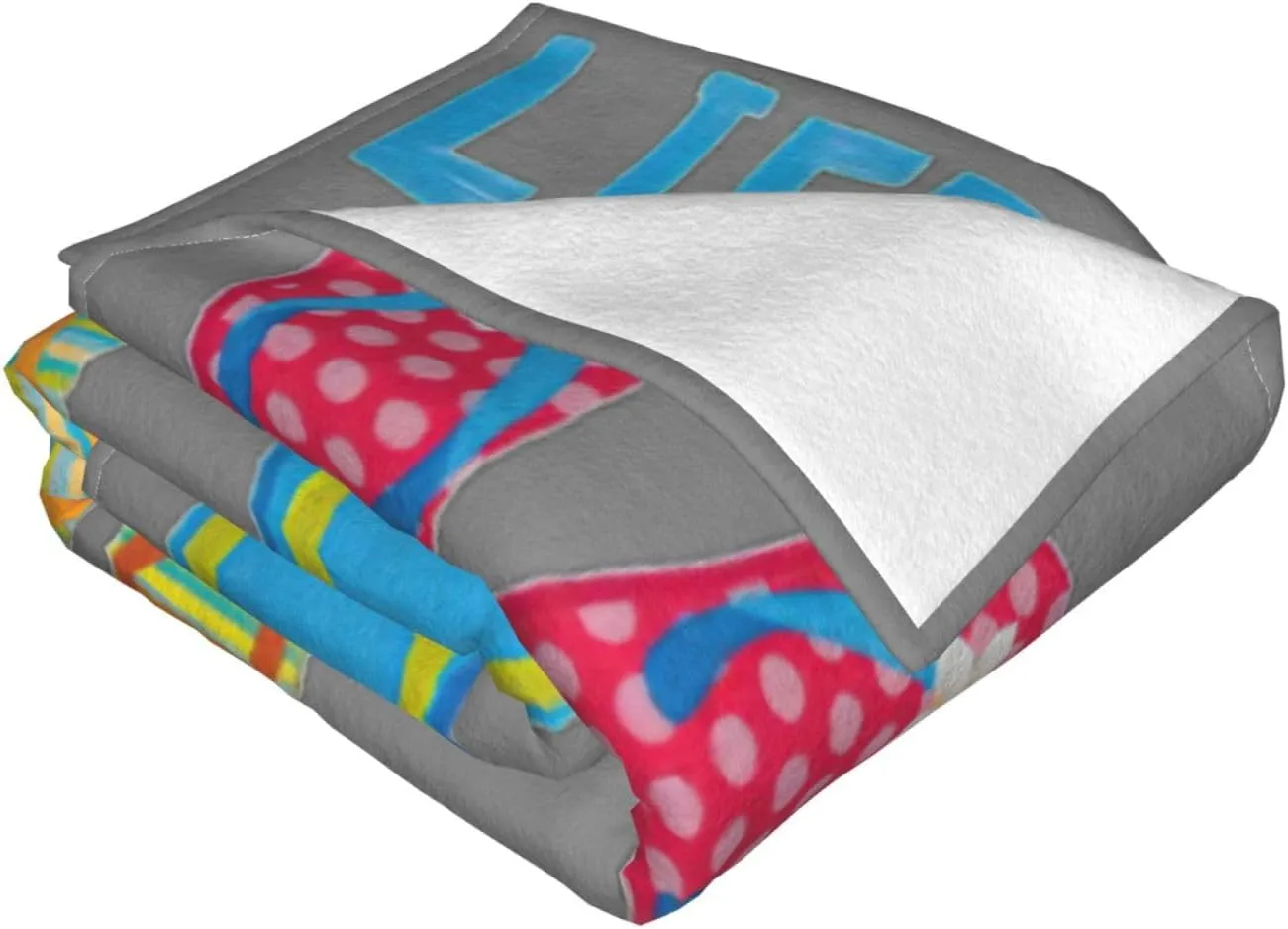 Ultra-Soft Flannel Flip Flops Calligraphy Beach Shoes Print Blanket are Suitable for Beds, Sofas, Camping, Cinemas