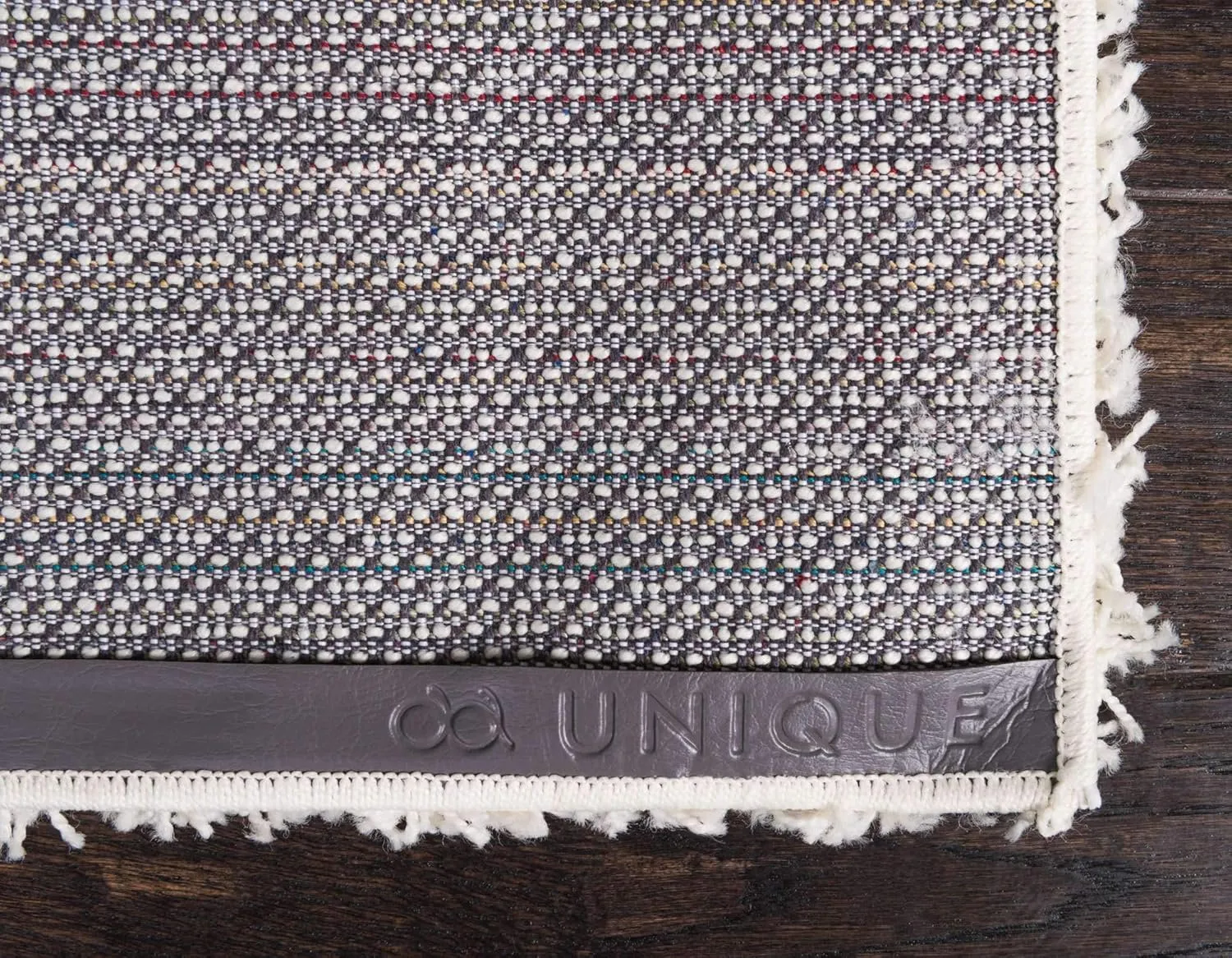 Unique Loom Solid Shag Collection Area Rug (8' x 11' Rectangle, Pure Ivory)