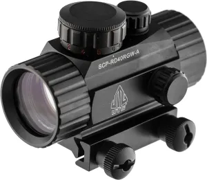 UTG 3.8" ITA Red/Green CQB Dot Sight with Integral Mount , Black