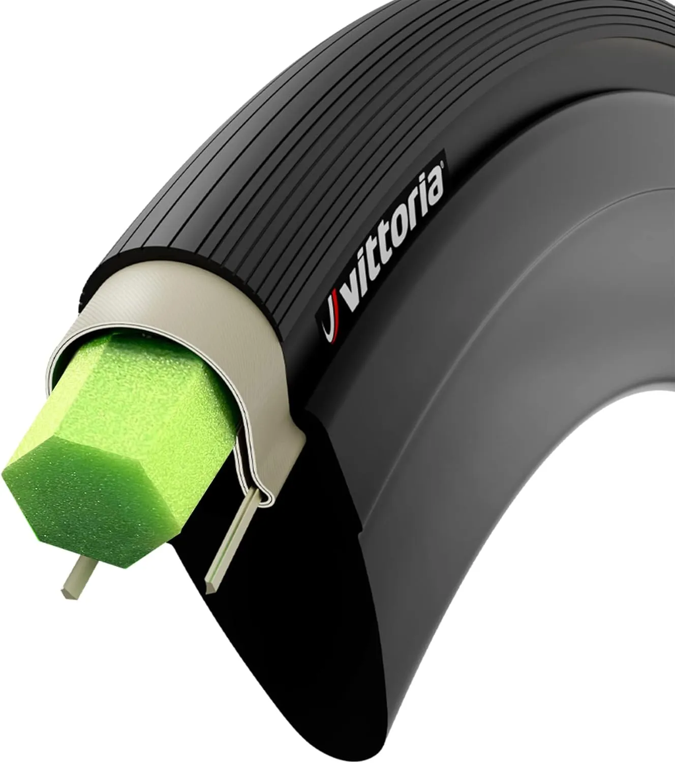 Vittoria Air-Liner Road Insert for Tubeless-Ready Road Bike Tires Run Flat, One Multiway Valves Included (Small)
