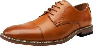Vostey Men's Dress Shoes Oxford Shoes Formal Dress Shoes for Men Business Derby Shoes