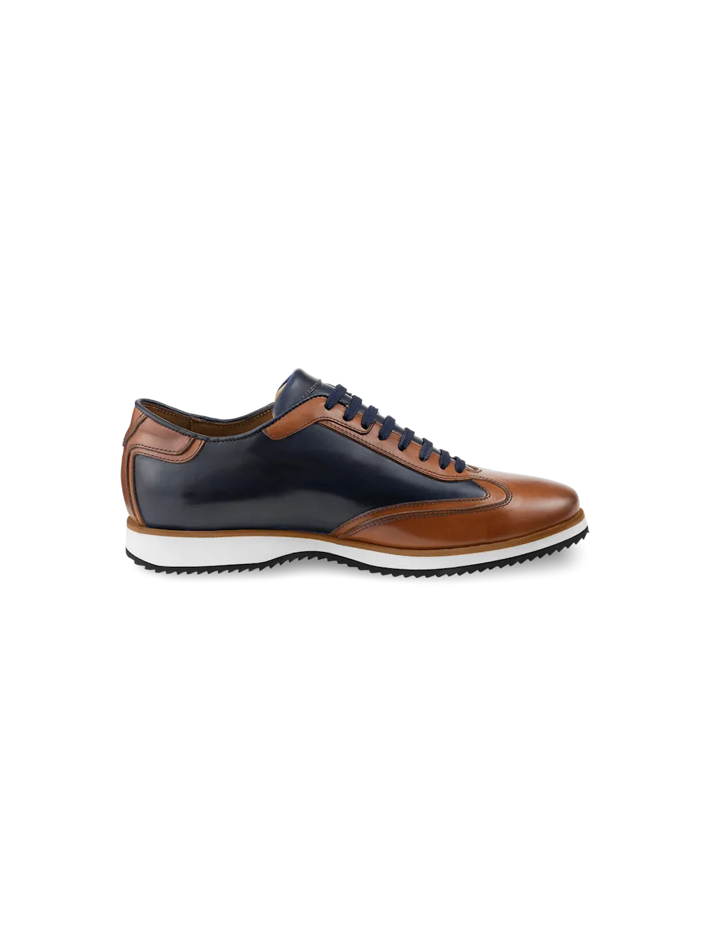 Wayne Sneaker - Navy/tan