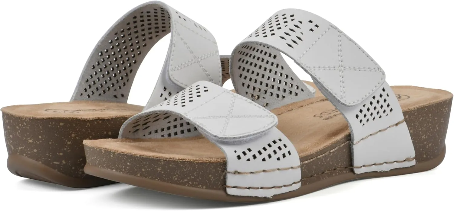 WHITE MOUNTAIN Women's Ferula Wedge Sandal