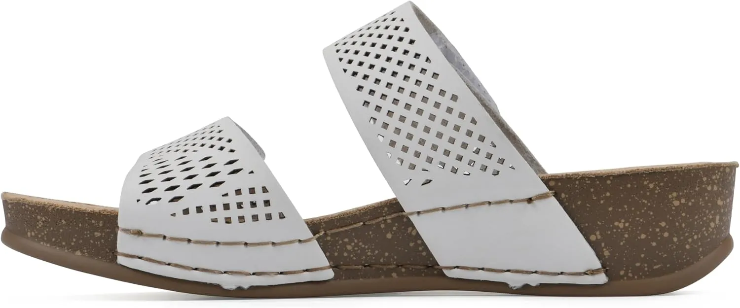 WHITE MOUNTAIN Women's Ferula Wedge Sandal