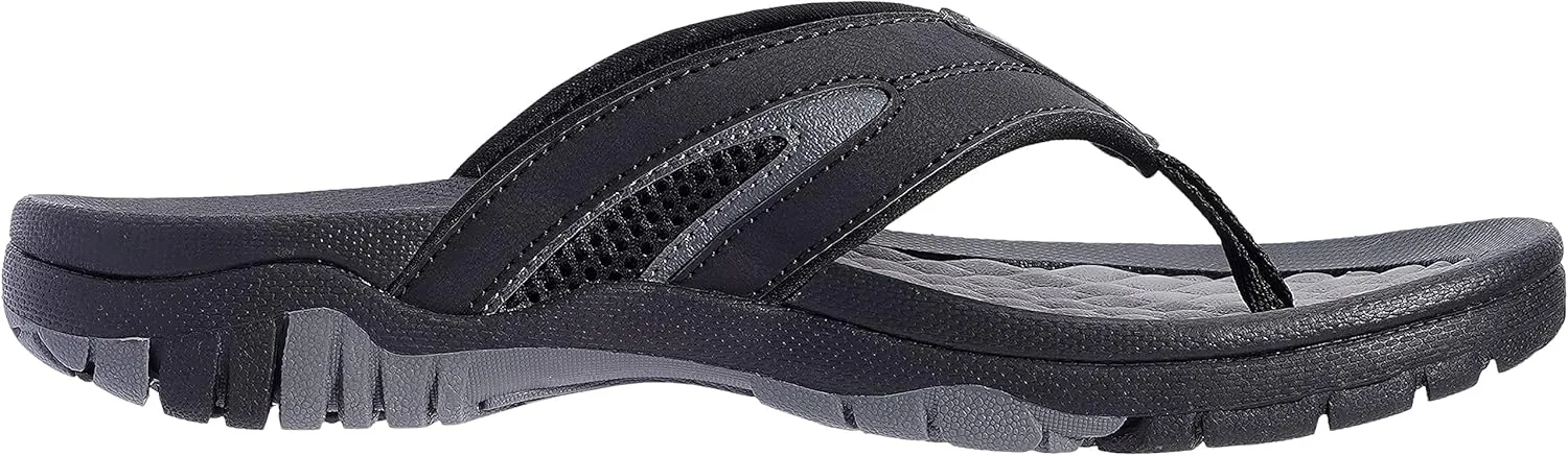 WHITIN Men's Flip Flops | Outdoor Thong Sandals | Arch Support | Slip Resistant