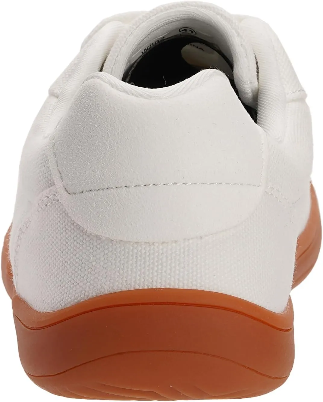 WHITIN Wide Toe Box Barefoot Sneakers for Women | Canvas Minimalist Shoes