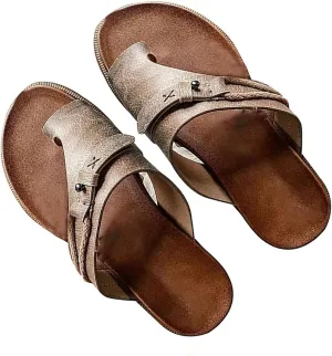 Women Fashion Toe Loop Sandals, Women's Breathable Non-Slip Slip-On Hallux Valgus Clip Toe Sandals, Summer Comfortable Orthopedic Flip-Flop, for Bunion Splints Toe Separator