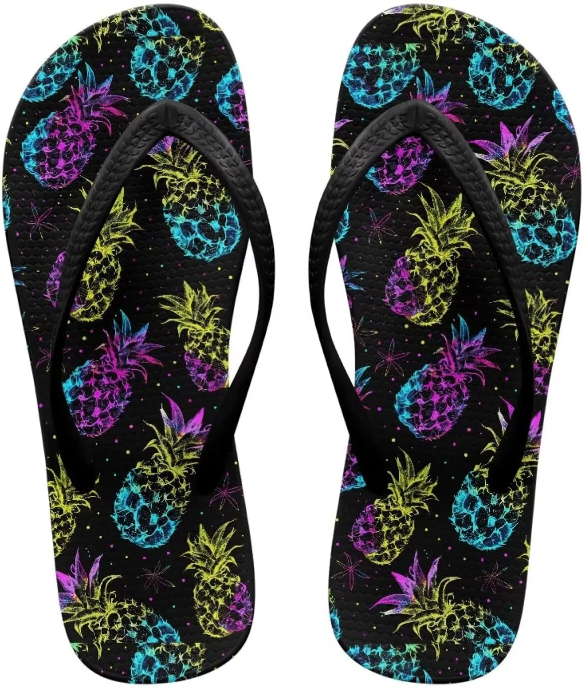 Women Flip Flops with Arch Support Yoga Mat Summer Beach Walking Comfortable Thong Sandals Slip On Indoor Outdoor