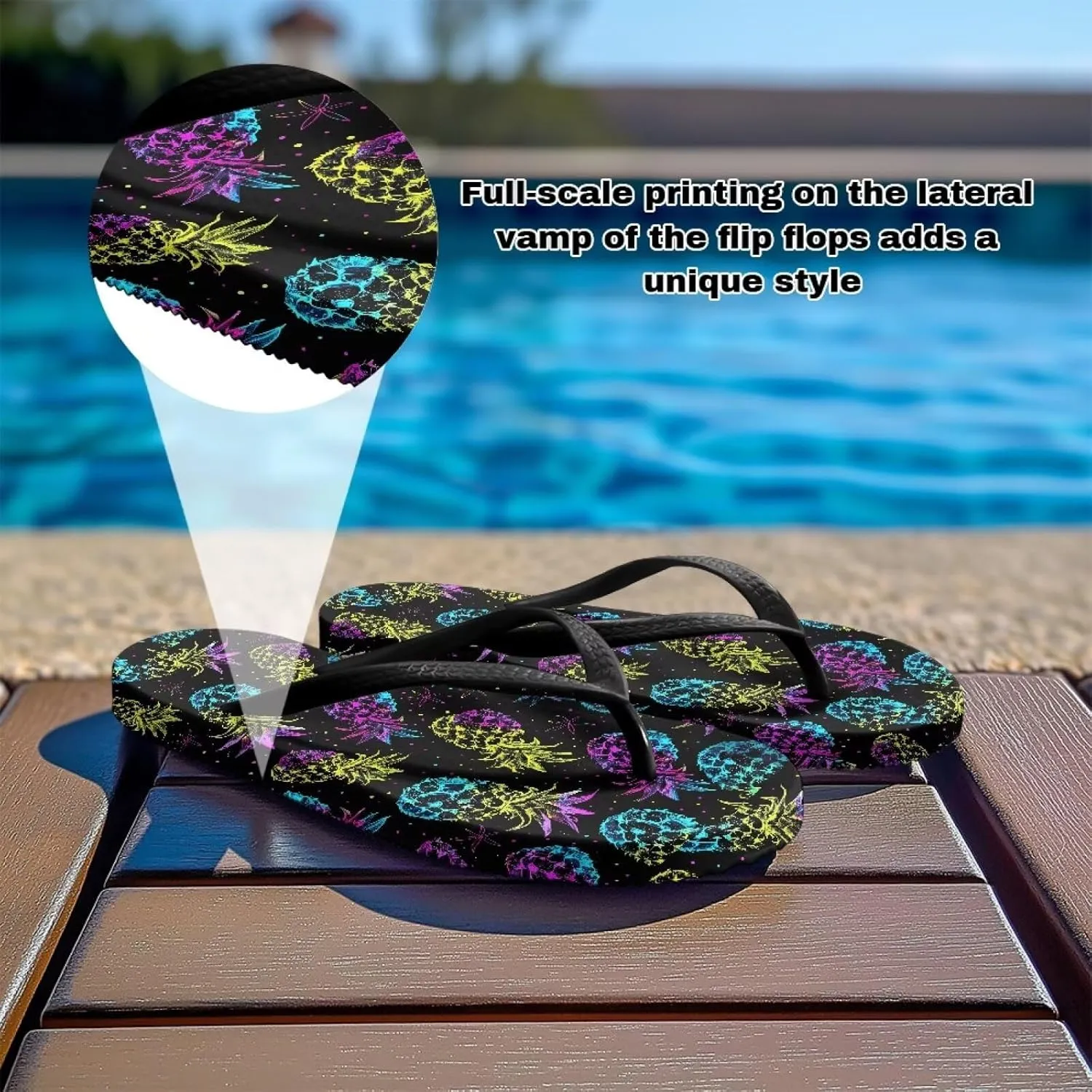 Women Flip Flops with Arch Support Yoga Mat Summer Beach Walking Comfortable Thong Sandals Slip On Indoor Outdoor