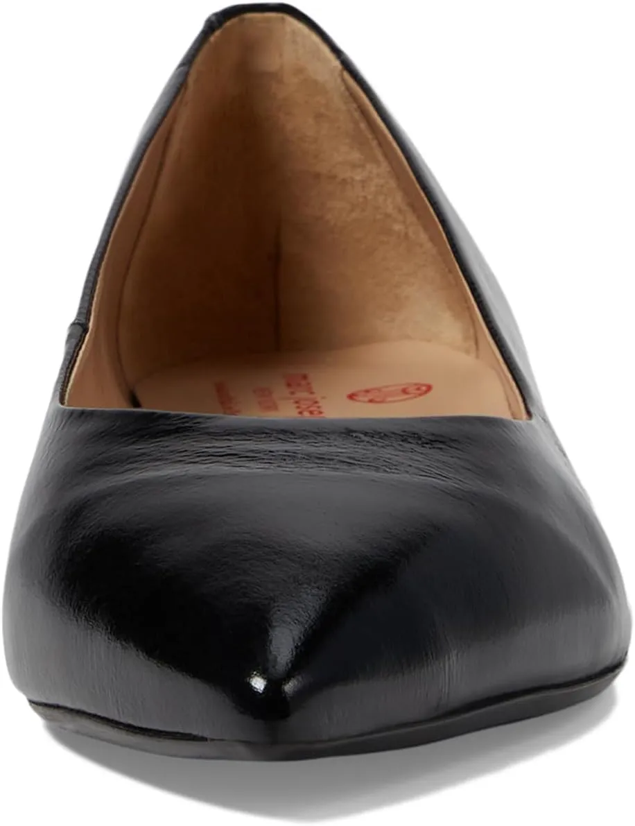 Womens Genuine Leather Comfort Slip on Pointed Toe Dress Flat