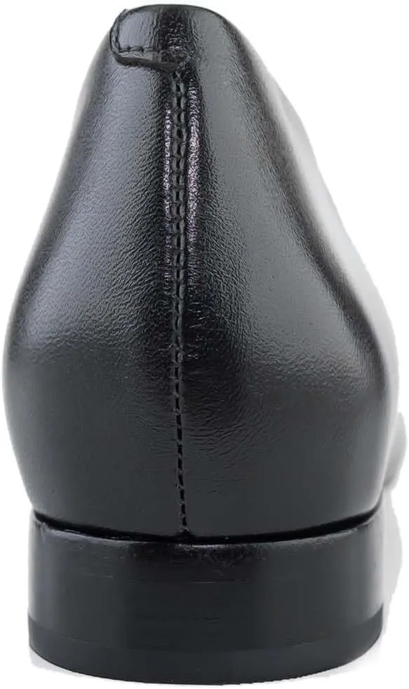 Womens Genuine Leather Comfort Slip on Pointed Toe Dress Flat