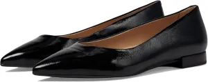 Womens Genuine Leather Comfort Slip on Pointed Toe Dress Flat