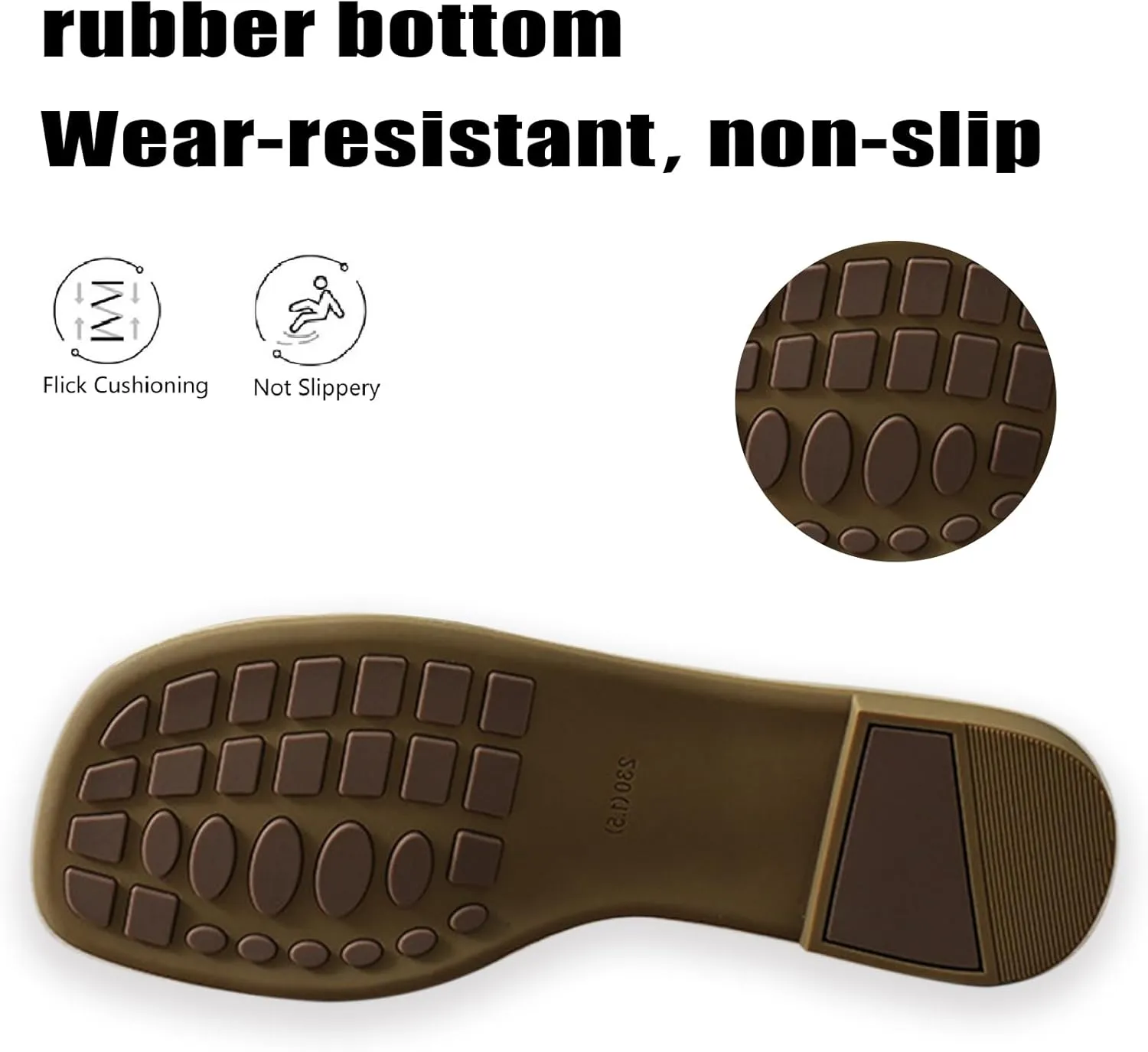 Women's Square Toe Slip-On Flat Slides Sandals with Orthopedic Cushion,Fashion Tassel Metal Decor Beach Walking slippers,Comfort Anti-Slip causal Slides for Poolside Vacation