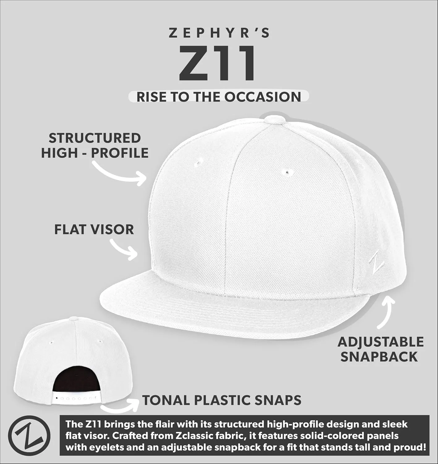 ZHATS NHL Officially Licensed Adjustable Snapback Hat Flat Bill Z11 Retro Paintbrush