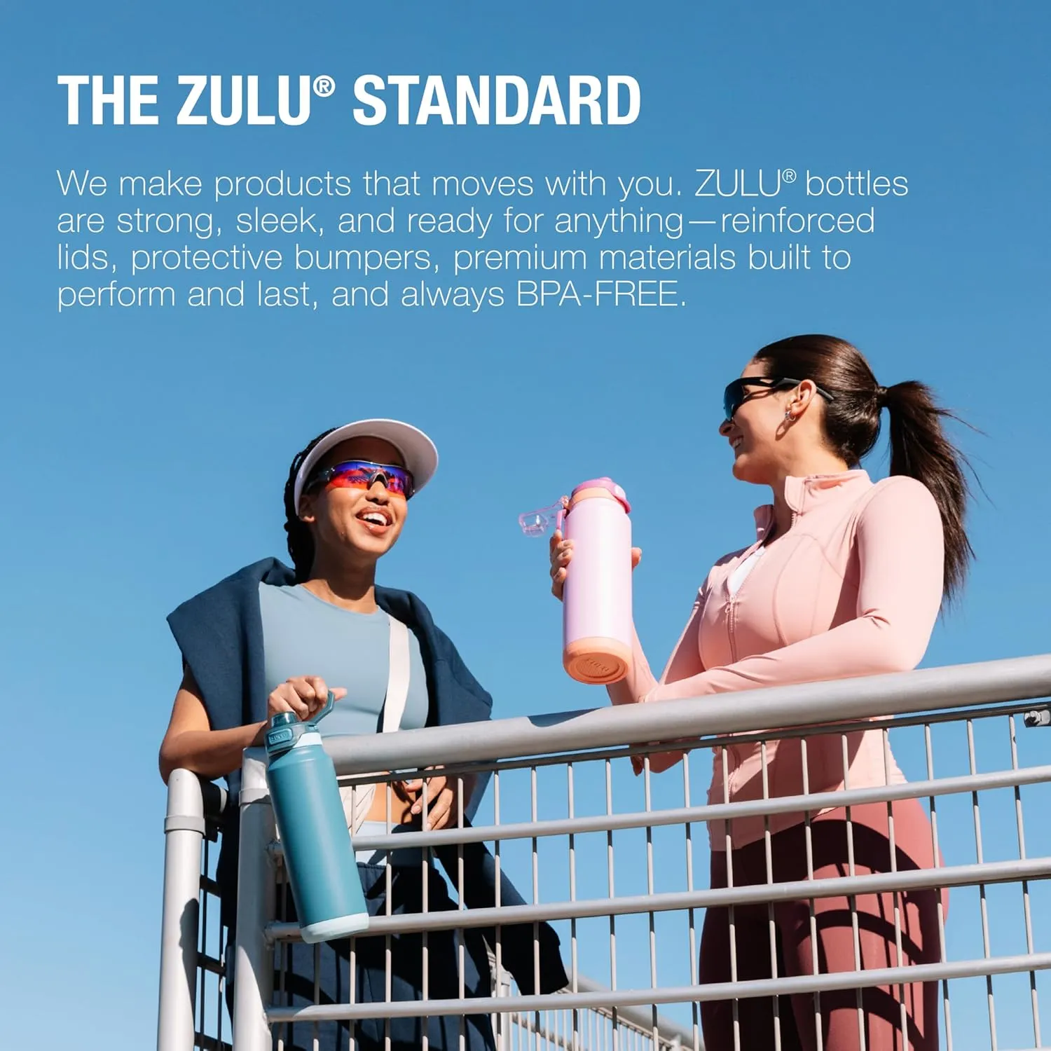 ZULU Powerfill Pro 24oz Stainless Steel Water Bottle with Quick Fill Lid, Triple Walled Vacuum Insulated Metal, Leak Proof Locking Lid, Sip and Chug, Reusable BPA Free, Black